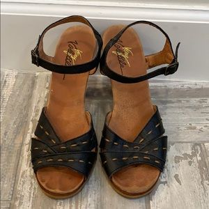 Casual Black Ankle Strap Sandal